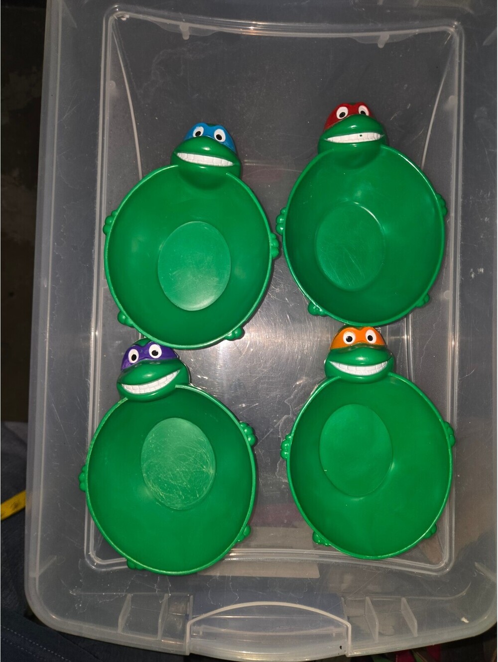 Vintage ninja turtles bowls